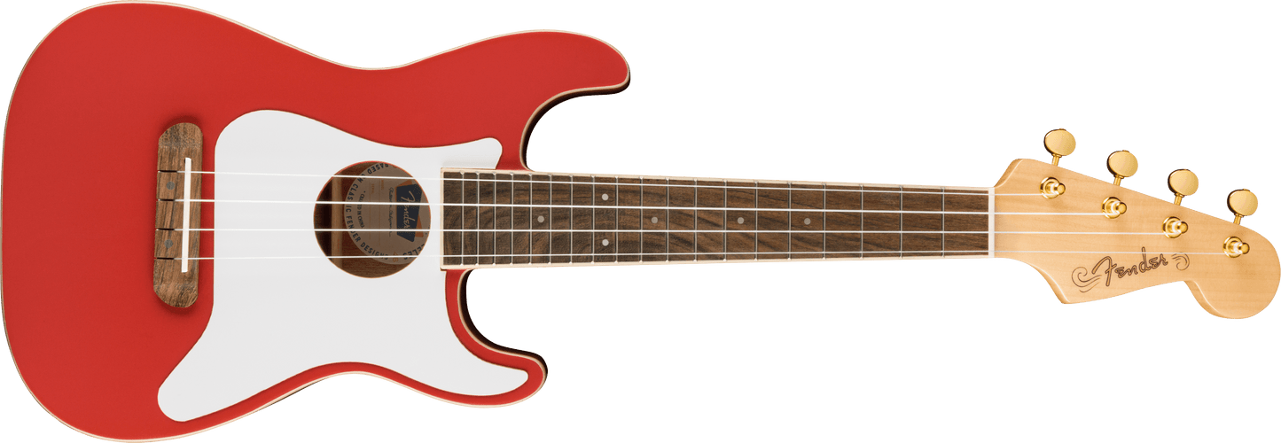 Limited Edition Fullerton Strat® Uke, Fiesta Red