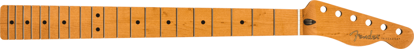 Roasted Maple Telecaster® Neck, 21 Narrow Tall Frets, 9.5", Maple, C Shape