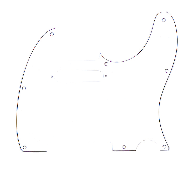 8-Hole Mount Multi-Ply Telecaster Pickguards