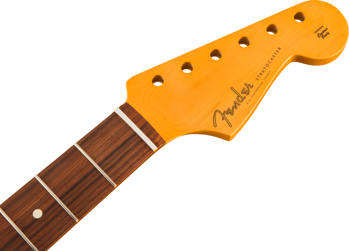 Classic 60's Stratocaster Neck Lacquer, 21 Vintage Frets, Pau Ferro, C Shape