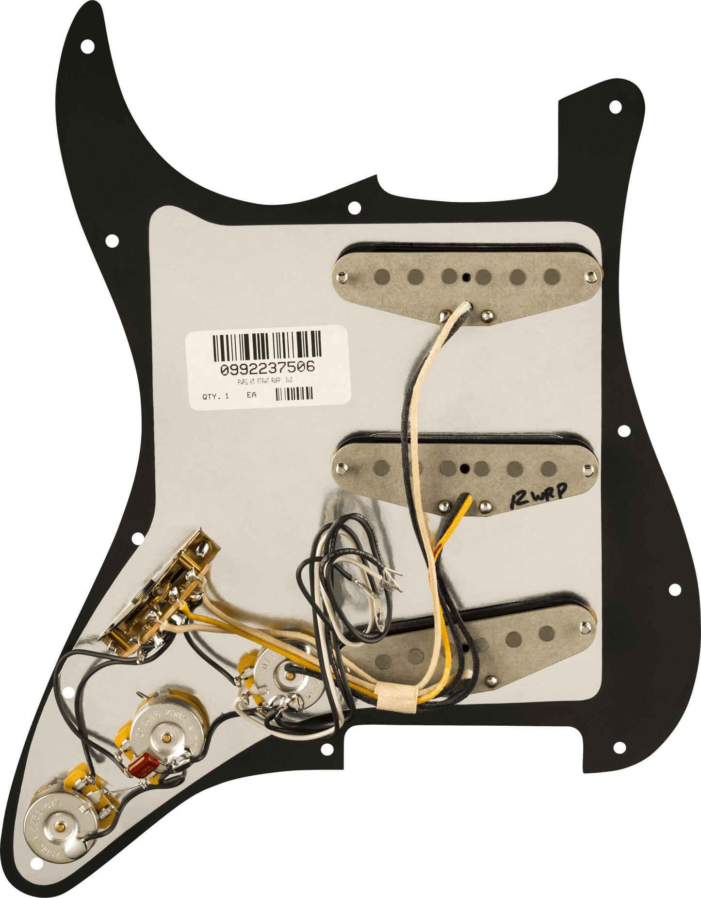 Pre-Wired Strat® Pickguard, Pure Vintage '65 w/RWRP Middle