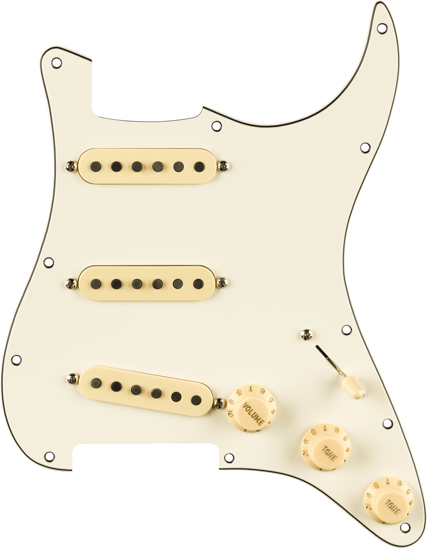 Pre-Wired Strat® Pickguard, Pure Vintage '65 w/RWRP Middle