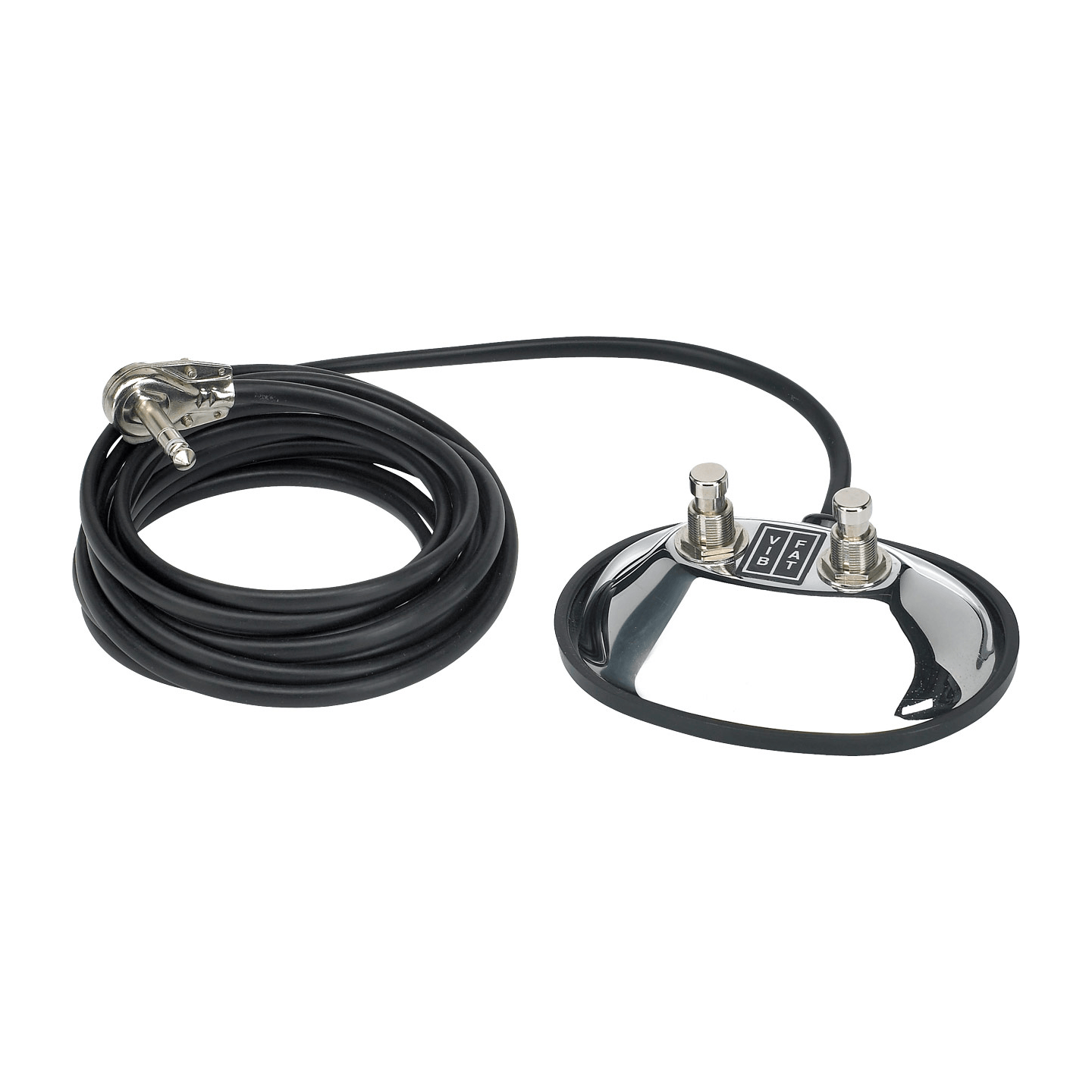 2-Button Vintage-Style Footswitch: Vibrato-Fat (1/4" Jack)