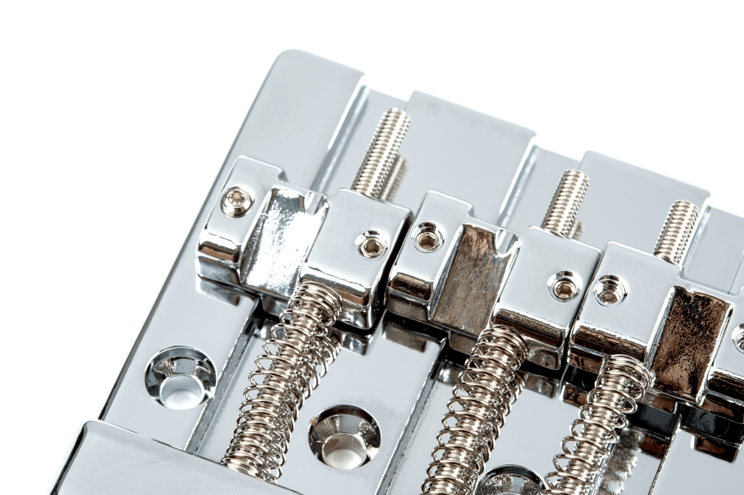 Fender® HiMass™ 4-String Bass Bridge Assembly With Brass Saddles