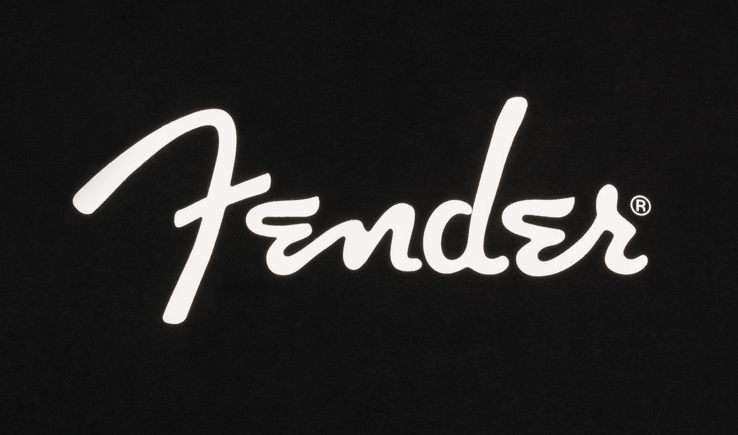 Fender® Spaghetti Logo Long-Sleeve T-shirt, Black